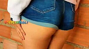 Bold Latina Teen Surrenders Tight Ass to Neighbor in Hot Homemade First-Time Action