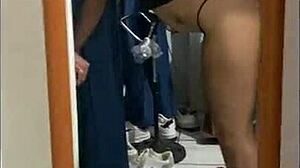 I Passionately Fuck This Latina's Big Ass in Front of the Mirror, Feeling Intense Pleasure