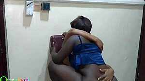 Black Latina Handles Huge Cock Deep in Wild Doggystyle Action