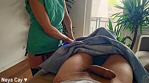 Nurse Vs Foreskin - Roleplay Tantric Orgasm & Wonderful Blowjob With Huge Cum Fountain Neya Cay