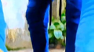 Small cock sissy has outdoor fun 😈