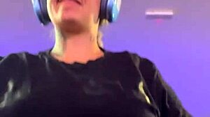 Hot gym session with big natural tits and wet pussy exposed