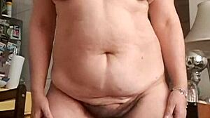 Wife Practices Yoga With Pelvic Movements