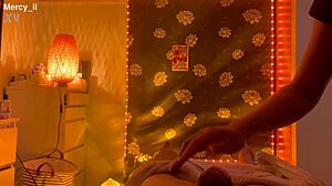 Intense Asian massage POV with big cock teasing