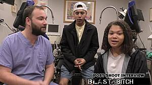 Michelle anderson gets fucked twice while brother gets handjob