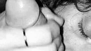 Rhonda Bj Queen Sucks Cum Outta Monster Cock in Close-Up