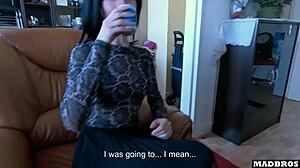 French Beautiful Goth Girl Loves Getting Fucked Anally By Big Black Cock All Day