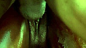 naija girl gets doggy style on the couch