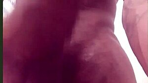 Stroking big black cock late at night and early morning