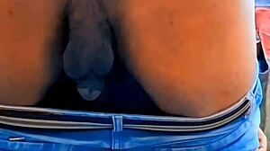 Small cock sissy has outdoor fun 😈