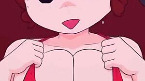 Girlfriend Enjoys Assfucking Anal Sex in Cartoon Anime Hentai Scene