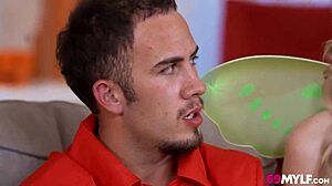 I can't beleive I'm swaping with my mother-in-law on this sexy Hallowe'en day. It's so real and hot, but not with my son, thank god.