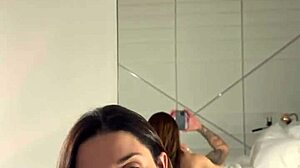 Morning blowjob and handjob with hot luiza marcato