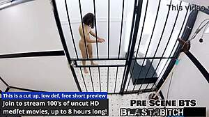 Michelle anderson gets fucked twice while brother gets handjob