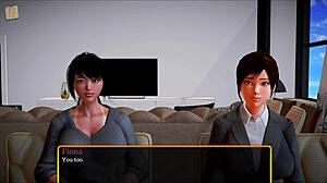 My new family plays a game