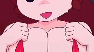 Girlfriend Enjoys Assfucking Anal Sex in Cartoon Anime Hentai Scene