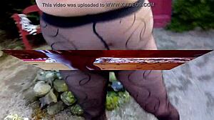 i love my black pantyhose on big ass