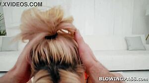 Crystal rush shows deepthroating skills