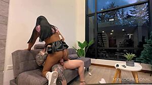 pretty 19-year-old from tinder enjoys first date adventures