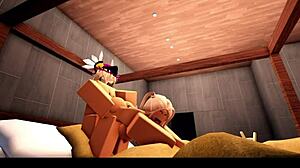 Blonde ROBLOX cheerleader returns with HEADLESS jock boyfriend