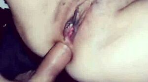 Intense Power Sex with Skinny Mature Latina in Homemade Anal Action. Big Cock Meets Tight Ass!