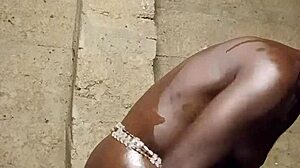 Crazybitch gets tight ass fisted until squirting near neighbor