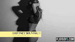 Blonde Teen Brittney Shumaker Undresses, Shows Big Natural Tits Intensely