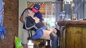 Close Up Pussy Pounded with Squirting After Hot Creampie