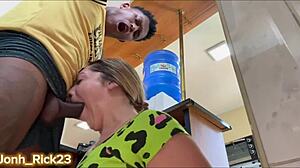 Broke Man Pays Maid With Rough Anal Fuck