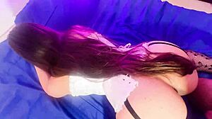 My Stepmother Feels Regret After Losing Bet And Paying With Creampie.