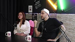 Bia ruyva in sheer red explores cuckold situations with viagra and men