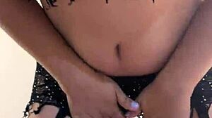 Amateur Woman Dances In See-Through Dress And Lingerie Shorts For Homemade Softcore Video