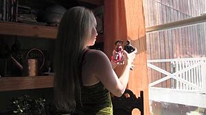 i love watching these amateur lesbians kiss and touch each other passionately.