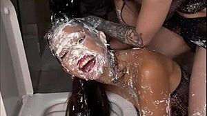 throat fisting with kaitlyn katsaros leaves us puking