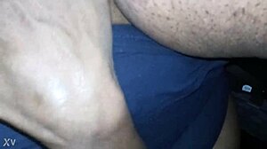 British couple sucks and fingers wife's pussy at outdoor rest stop.