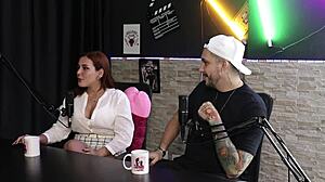 Bia ruyva in sheer red explores cuckold situations with viagra and men