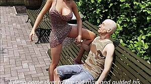 uhh got bent over in park with huge cock blowout