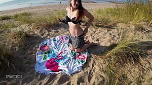 I Came To Public Beach For Sun Bath But Sucked His Dick And Swallowed Every Drop