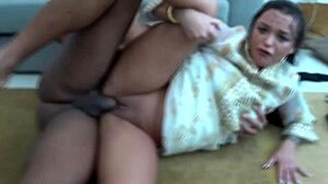 old arab wife gets bbc while husband films