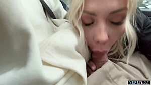 I met a pretty blonde on the street and we fucked publicly