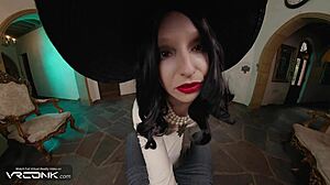 i fucked busty brunette lady dimitrescu in resident evil cosplay parody