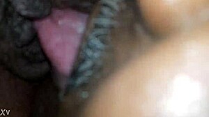 British couple sucks and fingers wife's pussy at outdoor rest stop.