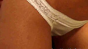 HOT lesbian maid FINGERING herself!