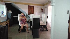 Attending to my stepmother's pussy and ass like a queen with toys