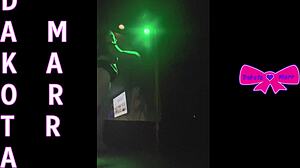 dakota marr pole dances in nebraska strip club