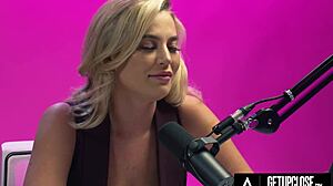 Up Close View of Blake Blossom's Solo Masturbation Leading to Intense Orgasm