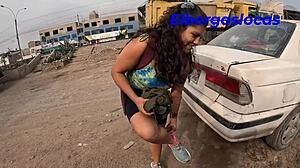 Mexican Cosplay Wife Enjoys Cute Anal in Costume Scene