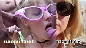 cum on the beach for naomi woods