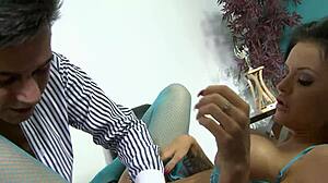 Milf orgy explodes with Tiffany James and Stacey Lacey