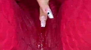 Colombian Babe Rubs Wet Pussy Through Leggings with Dirty Talk